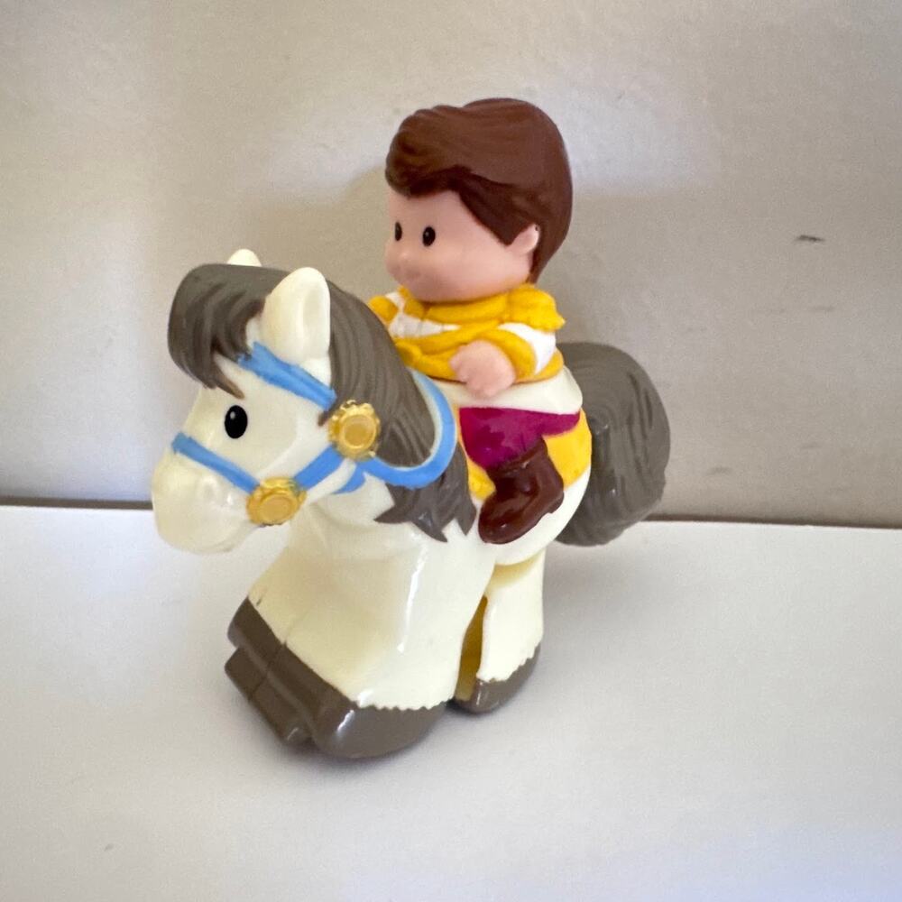 Fisher-Price Little People Disney Princess Prince Charming Klip Klop White Horse